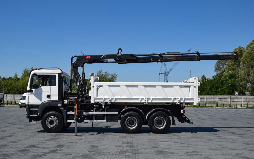 MAN TGS 33.360 / 6x4 / HDS HIAB 122 E-2 HIDUO / STEROWANIE RADIOWE / WYWROTKA / HYDROBURTA / AUTOMAT / KLIMA / TEMPOMAT / KAMERA COFANIA / SPROWADZONY - شاحنة قلاب, شاحنة كرين: صورة 5 MAN TGS 33.360 / 6x4 / HDS HIAB 122 E-2 HIDUO / STEROWANIE RADIOWE / WYWROTKA / HYDROBURTA / AUTOMAT / KLIMA / TEMPOMAT / KAMERA COFANIA / SPROWADZONY - شاحنة قلاب, شاحنة كرين: صورة 5