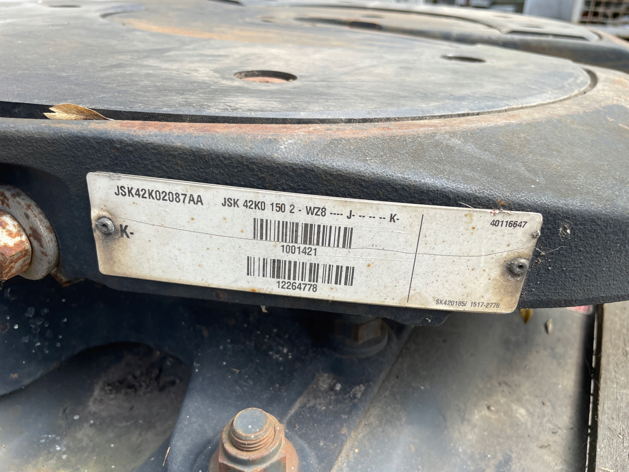 SIODŁO JOST MERCEDES ACTROS MP4 MP 4 A9603170021 - هيكل السيارة الخارجية - شاحنة: صورة 3 SIODŁO JOST MERCEDES ACTROS MP4 MP 4 A9603170021 - هيكل السيارة الخارجية - شاحنة: صورة 3