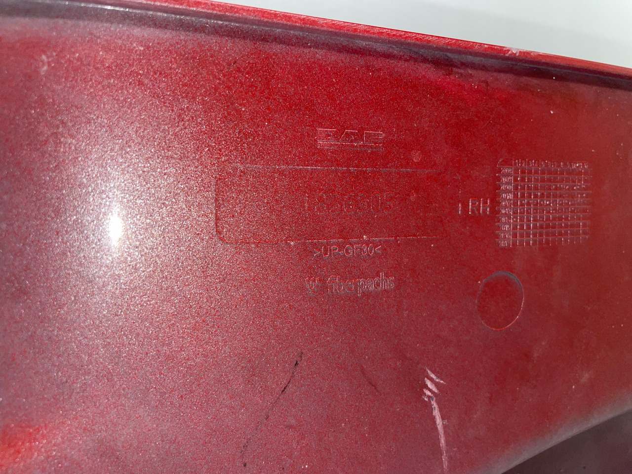 STOPNICA STOPIEŃ DAF XF 105 1836305 - عتبة باب السيارة - شاحنة: صورة 3 STOPNICA STOPIEŃ DAF XF 105 1836305 - عتبة باب السيارة - شاحنة: صورة 3