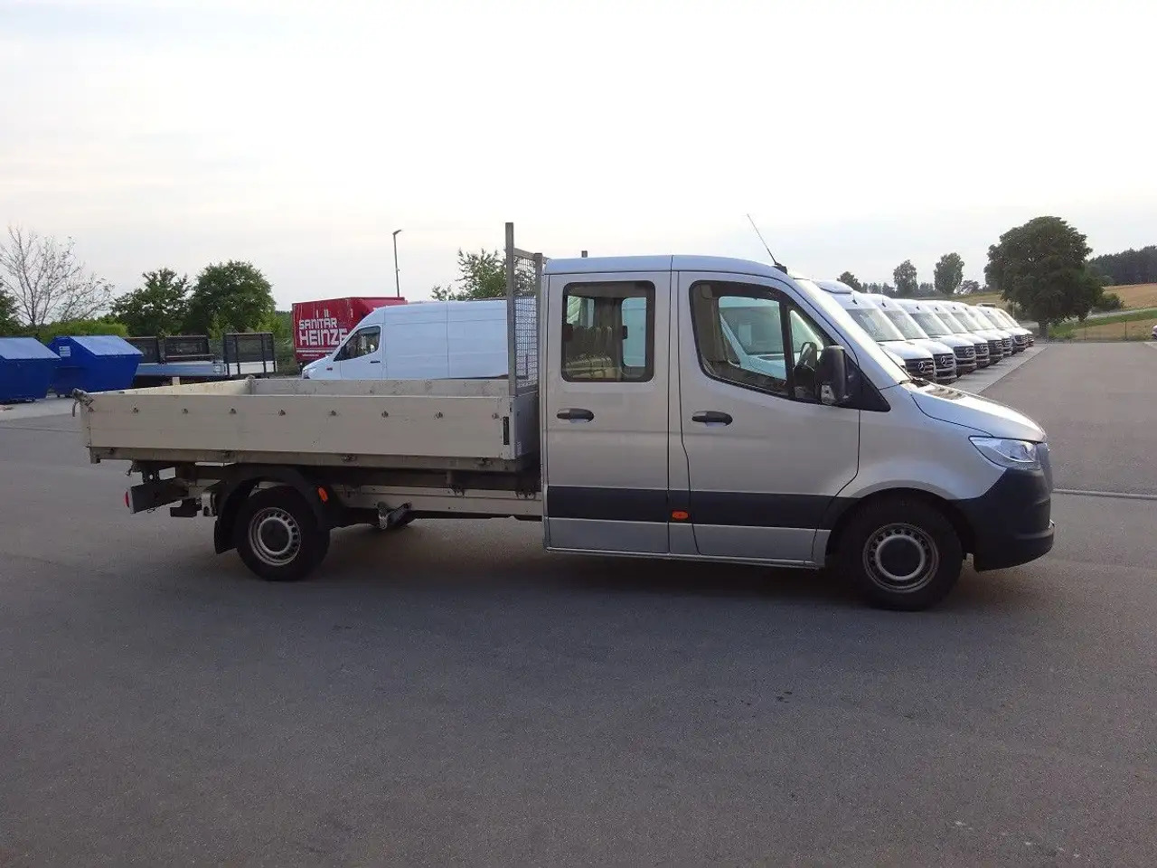 Mercedes-Benz Sprinter 319 CDI DoKa Maxi Kipper AHK 2,8t - شاحنة مفتوحة, الشاحنات الصغيرة كابينة مزدوجة: صورة 2 Mercedes-Benz Sprinter 319 CDI DoKa Maxi Kipper AHK 2,8t - شاحنة مفتوحة, الشاحنات الصغيرة كابينة مزدوجة: صورة 2