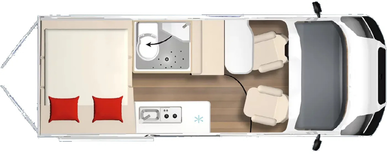 Bürstner B66 C 600 B 66 Voll ausgestattet - كرفان فان: صورة 2 Bürstner B66 C 600 B 66 Voll ausgestattet - كرفان فان: صورة 2