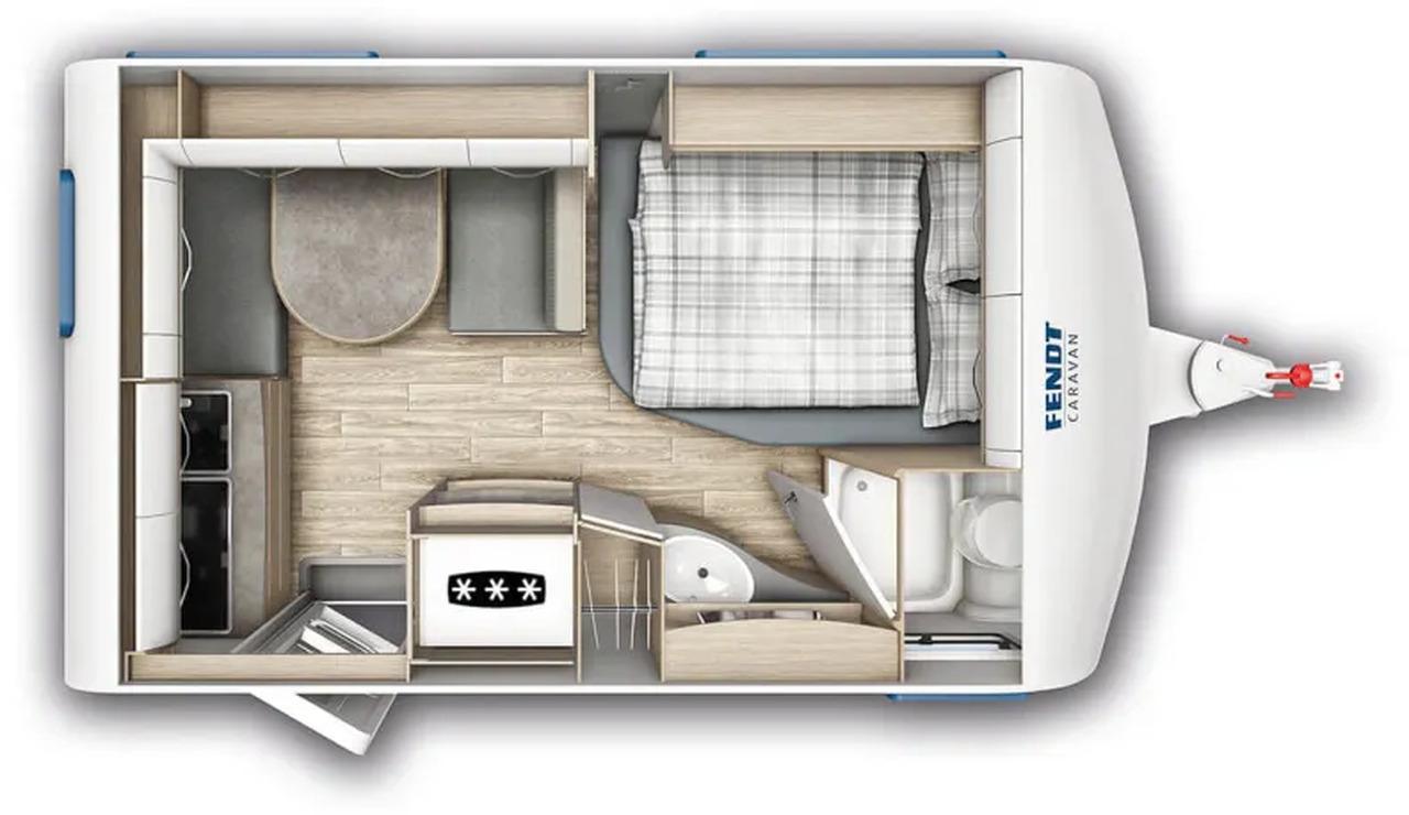 Fendt Bianco Activ 390 FHS Dusche, 1.700 KG-Fahrwerk - كرفان سحب: صورة 2 Fendt Bianco Activ 390 FHS Dusche, 1.700 KG-Fahrwerk - كرفان سحب: صورة 2