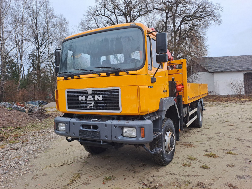 MAN 19.403 Pritsche 4x4 mit Palfingerkran PK 21000 mit Funk - Fernbedienung - شاحنة كرين: صورة 5 MAN 19.403 Pritsche 4x4 mit Palfingerkran PK 21000 mit Funk - Fernbedienung - شاحنة كرين: صورة 5