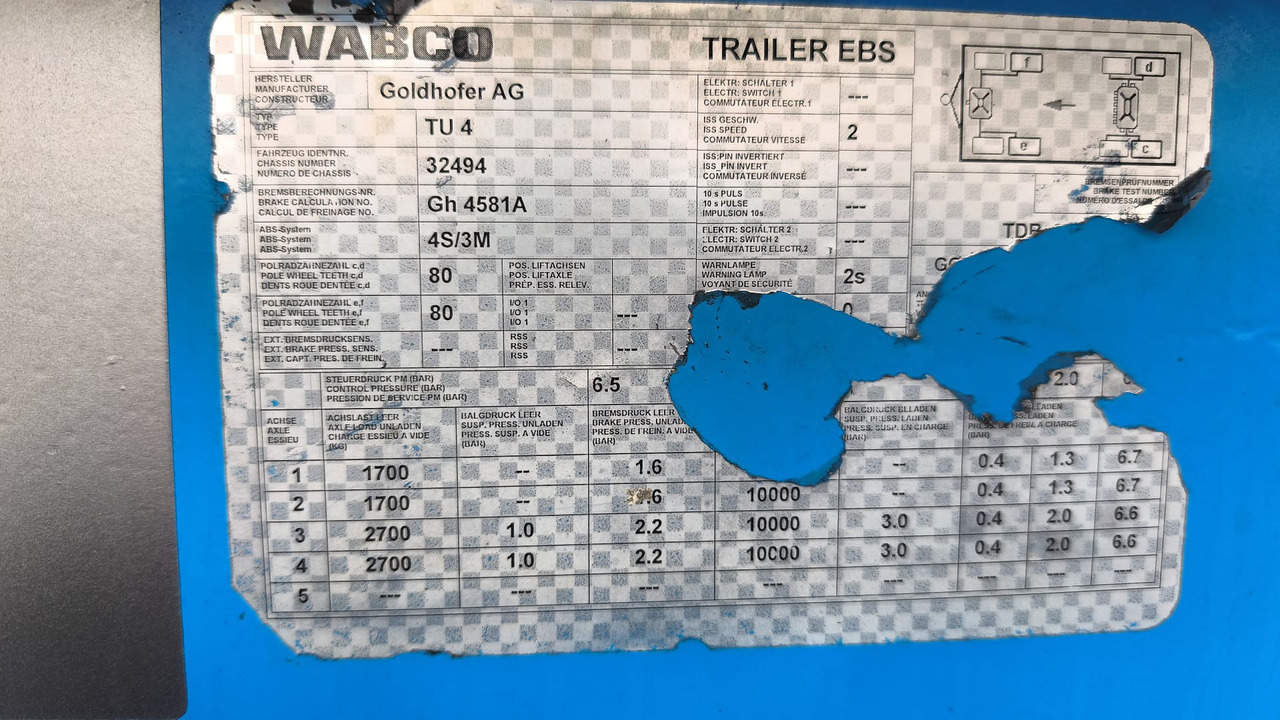 GOLDHOFER, 2010 god. - مقطورة مسطحة منخفضة: صورة 5 GOLDHOFER, 2010 god. - مقطورة مسطحة منخفضة: صورة 5