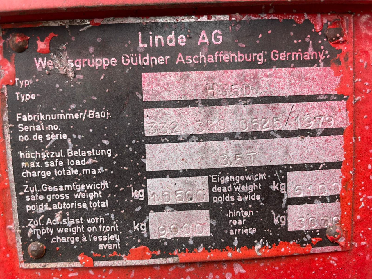 Linde 4 tone - رافعة شوكية ديزل: صورة 2 Linde 4 tone - رافعة شوكية ديزل: صورة 2