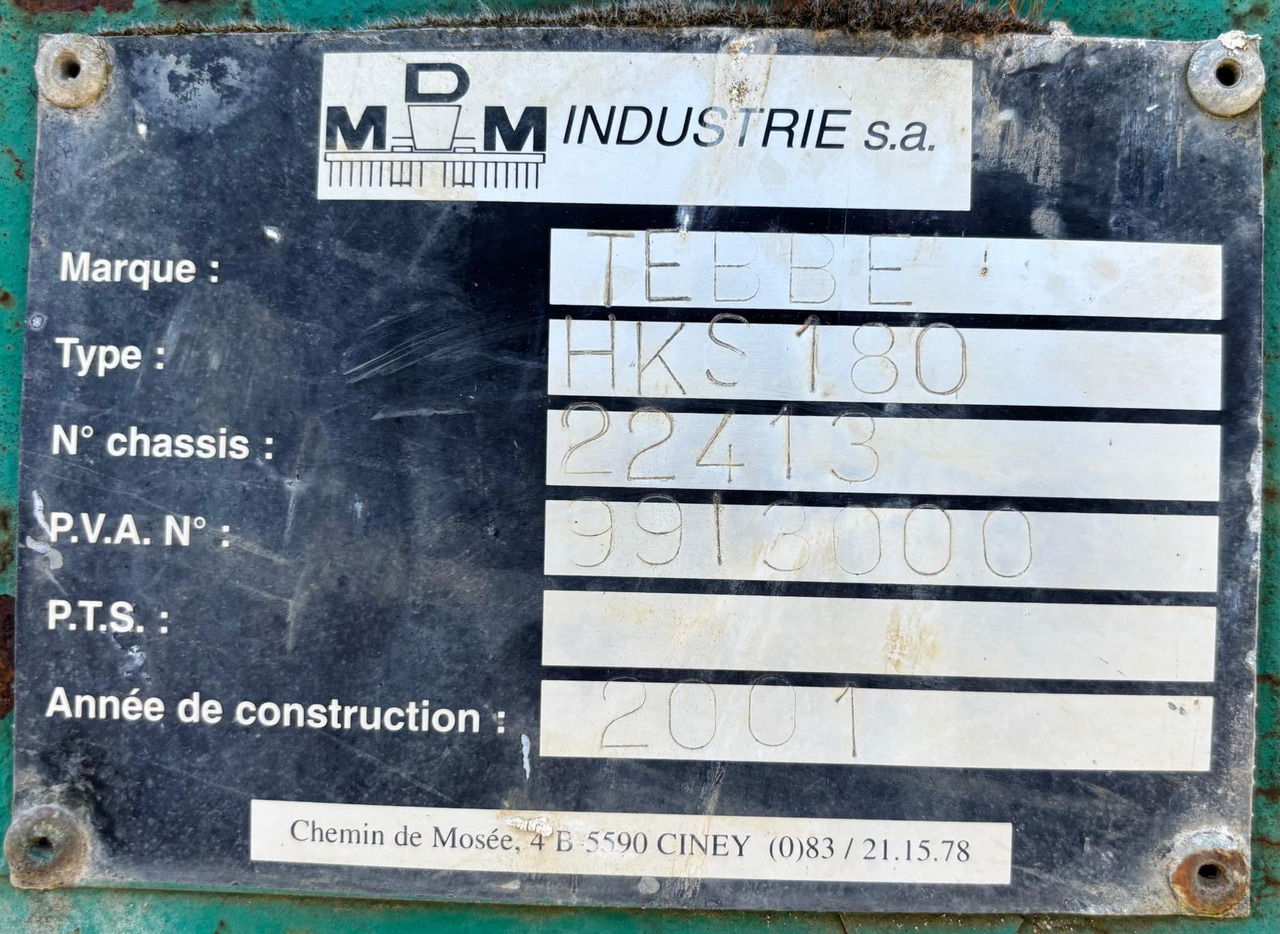 TEBBE 180 - آلة رش السماد الطبيعي: صورة 5 TEBBE 180 - آلة رش السماد الطبيعي: صورة 5