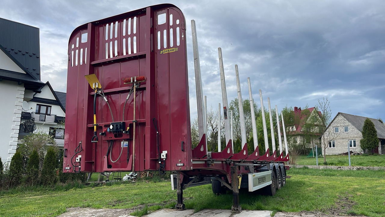 نصف مقطورة اخشاب Naczepa Zasław: صورة 19