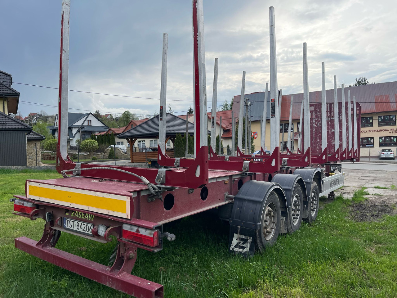 نصف مقطورة اخشاب Naczepa Zasław: صورة 18