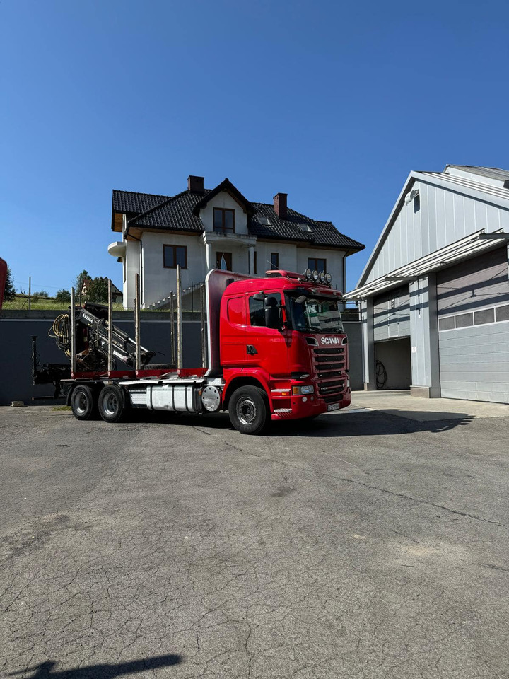 SCANIA R500 & KESLA 2012T - شاحنة قطع الأشجار, شاحنة كرين: صورة 3 SCANIA R500 & KESLA 2012T - شاحنة قطع الأشجار, شاحنة كرين: صورة 3