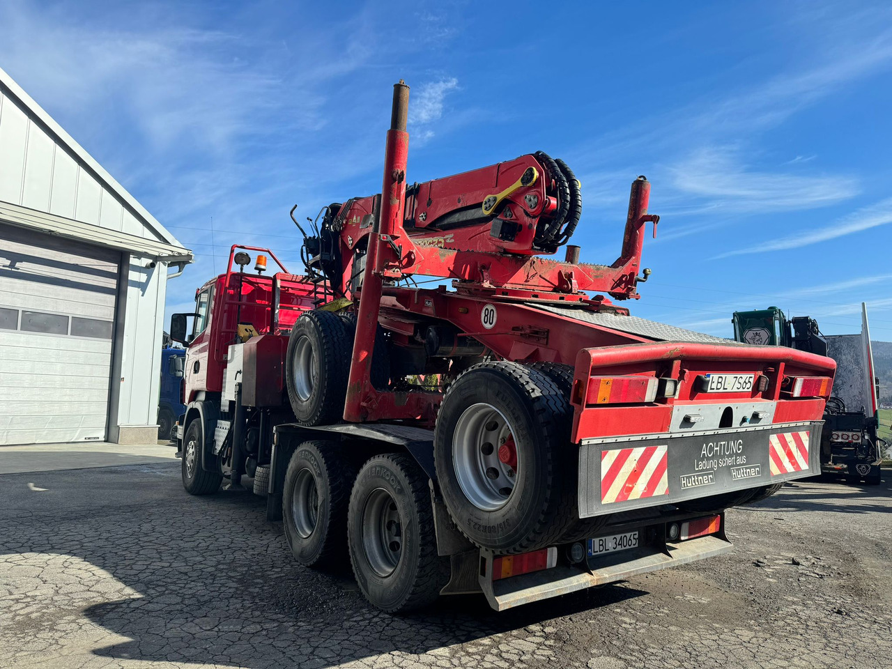 SCANIA R500 - شاحنة قطع الأشجار, شاحنة كرين: صورة 4 SCANIA R500 - شاحنة قطع الأشجار, شاحنة كرين: صورة 4