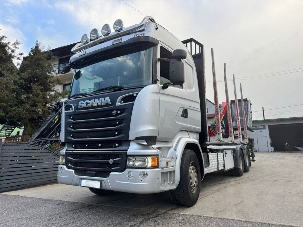 SCANIA R580 - شاحنة قطع الأشجار, شاحنة كرين: صورة 2 SCANIA R580 - شاحنة قطع الأشجار, شاحنة كرين: صورة 2