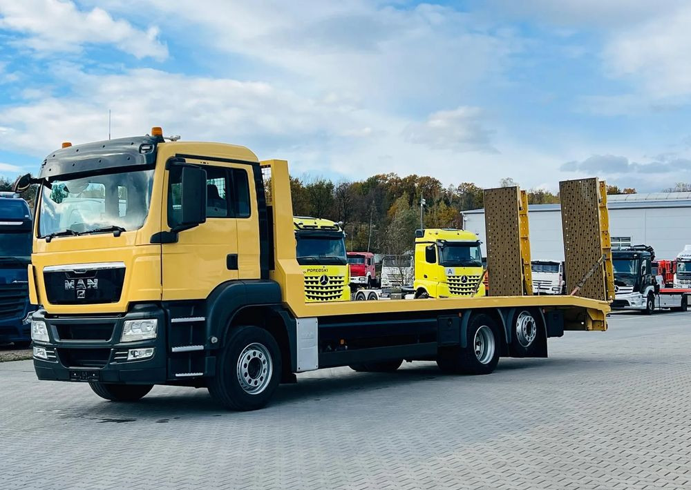 MAN TGS / 6x2/ LAWETA / PLATFORMA / NAJAZDY HYDRAULICZNE / WYCIĄGARKA / oś skrętna i podnoszona - شاحنة سحب: صورة 5 MAN TGS / 6x2/ LAWETA / PLATFORMA / NAJAZDY HYDRAULICZNE / WYCIĄGARKA / oś skrętna i podnoszona - شاحنة سحب: صورة 5