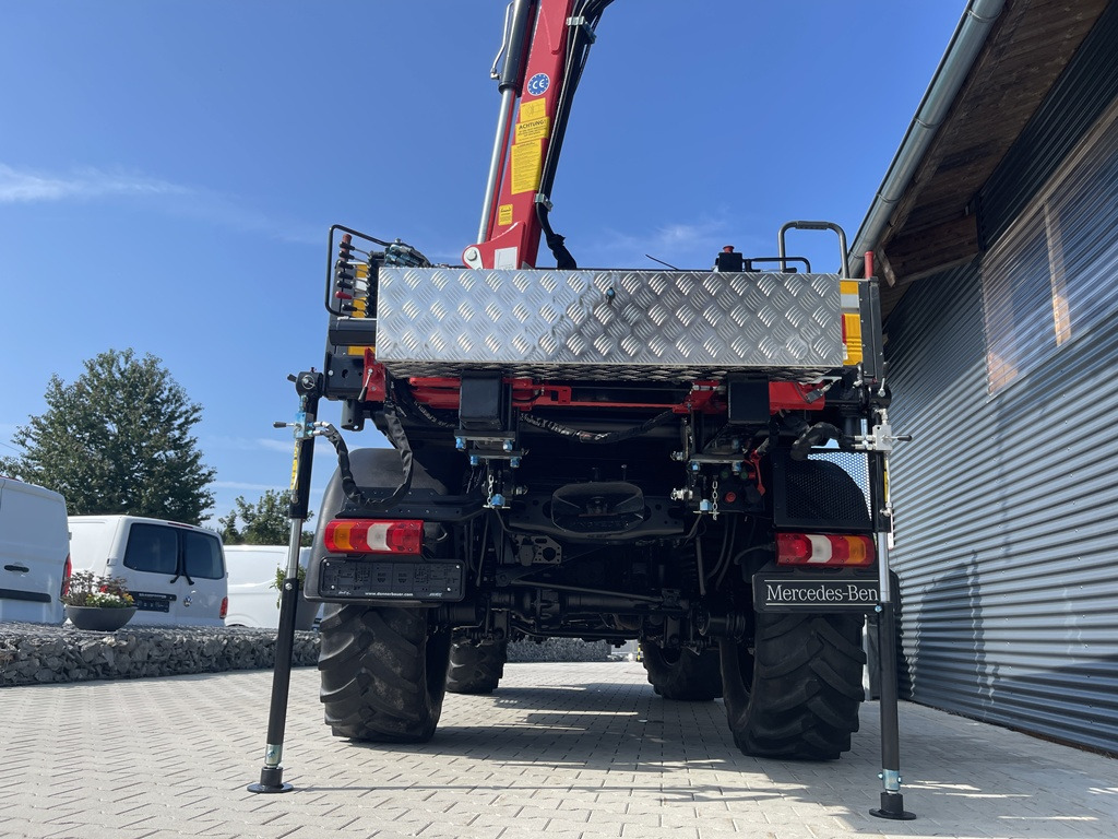 Unimog U318 - UHN mit Ladekran und Forstgreifer , Traumzustand - شاحنة كرين: صورة 5 Unimog U318 - UHN mit Ladekran und Forstgreifer , Traumzustand - شاحنة كرين: صورة 5