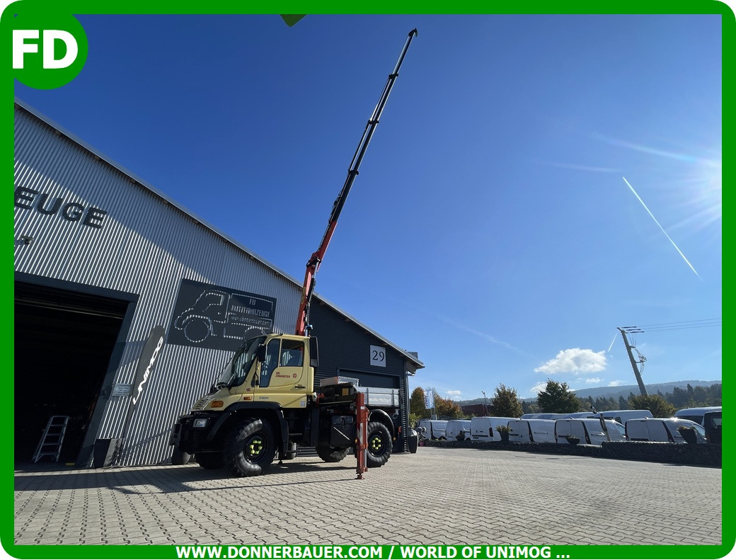 Unimog Unimog U300 mit Mega Kran , erst 28 Tkm - شاحنة كرين: صورة 3 Unimog Unimog U300 mit Mega Kran , erst 28 Tkm - شاحنة كرين: صورة 3