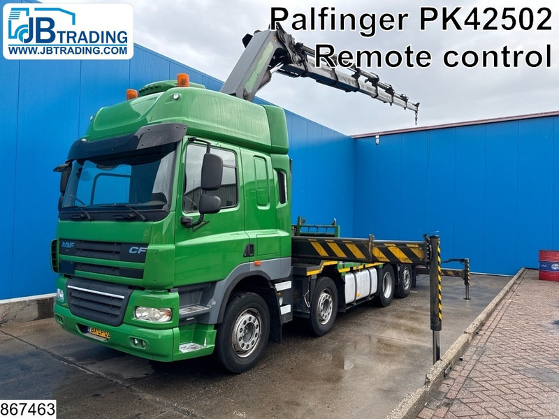 DAF CF 410 8x2, EURO 5, Palfinger, Remote, Retarder - شاحنات مسطحة, شاحنة كرين: صورة 1 DAF CF 410 8x2, EURO 5, Palfinger, Remote, Retarder - شاحنات مسطحة, شاحنة كرين: صورة 1