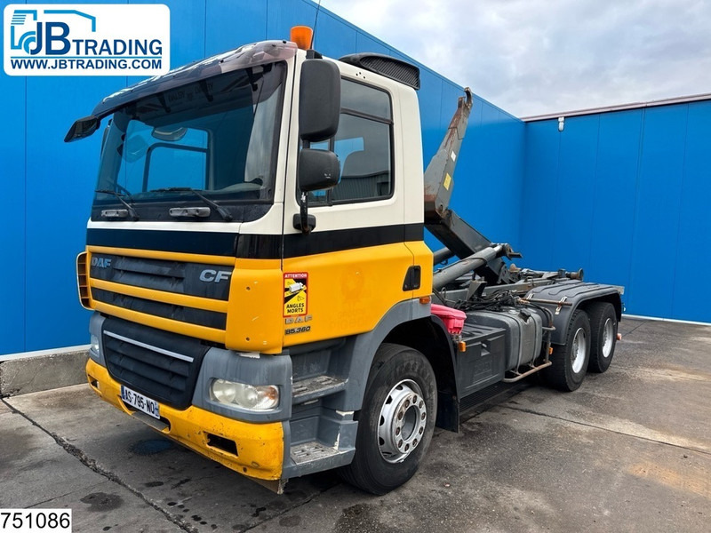 DAF CF 85 360 6x4, EURO 4, Dalby, Leaf suspension - شاحنة ذات خطاف: صورة 1 DAF CF 85 360 6x4, EURO 4, Dalby, Leaf suspension - شاحنة ذات خطاف: صورة 1