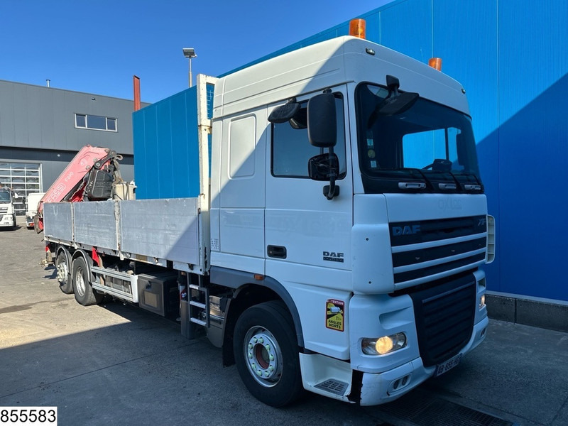 DAF XF 410 6x2, Fassi, Retarder, Remote - شاحنات مسطحة, شاحنة كرين: صورة 3 DAF XF 410 6x2, Fassi, Retarder, Remote - شاحنات مسطحة, شاحنة كرين: صورة 3