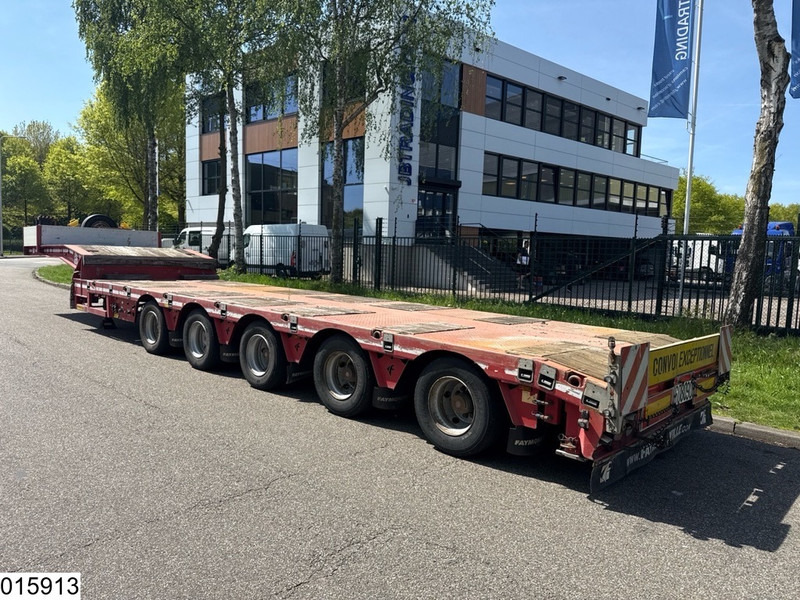 عربة منخفضة مسطحة نصف مقطورة Faymonville multi max 85.000 KG, Steering axle: صورة 8