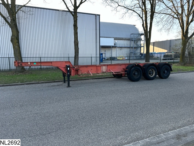 نصف مقطورة لنقل الحاويات Fruehauf Container 20 FT, Steel suspension: صورة 10