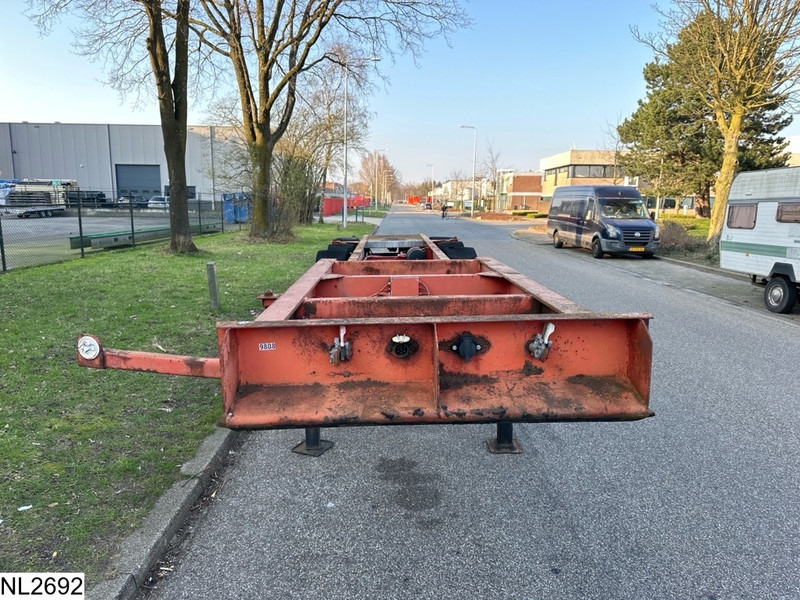 نصف مقطورة لنقل الحاويات Fruehauf Container 20 FT, Steel suspension: صورة 9