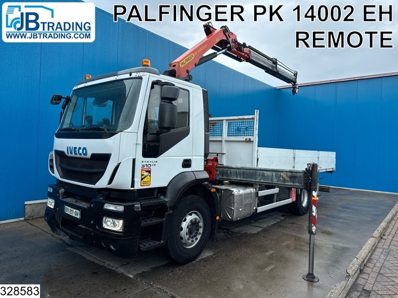 Iveco Stralis 310 EURO 6, Palfinger, Leaf spring - شاحنات مسطحة, شاحنة كرين: صورة 1 Iveco Stralis 310 EURO 6, Palfinger, Leaf spring - شاحنات مسطحة, شاحنة كرين: صورة 1