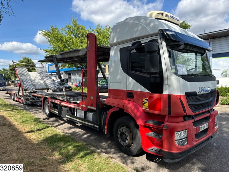 Iveco Stralis 420 EURO 6, Retarder, PTO, LOHR, Standairco - شاحنة نقل سيارات شاحنة: صورة 3 Iveco Stralis 420 EURO 6, Retarder, PTO, LOHR, Standairco - شاحنة نقل سيارات شاحنة: صورة 3