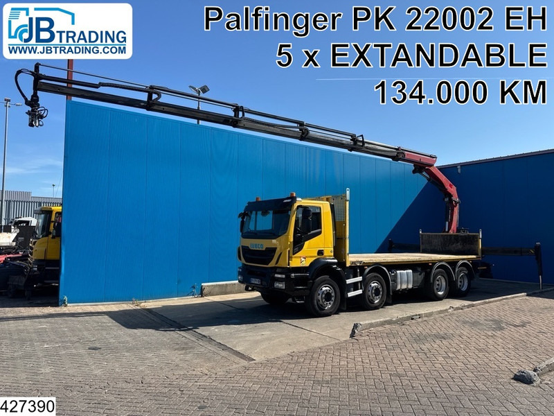 Iveco Stralis 480 8X4, EURO 6D, Retarder, Palfinger - شاحنات مسطحة, شاحنة كرين: صورة 1 Iveco Stralis 480 8X4, EURO 6D, Retarder, Palfinger - شاحنات مسطحة, شاحنة كرين: صورة 1