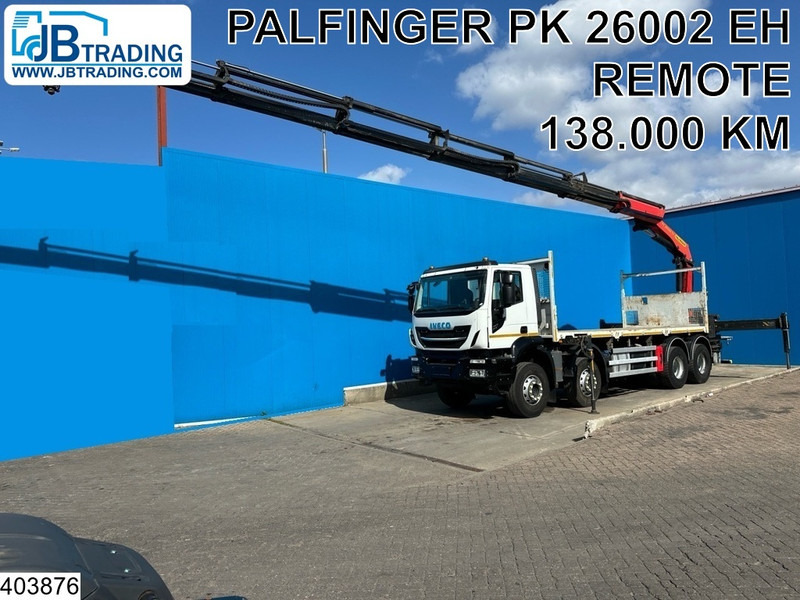 Iveco X-Way 360 8x4, EURO 6, Palfinger, Remote, Steel suspenion - شاحنات مسطحة, شاحنة كرين: صورة 1 Iveco X-Way 360 8x4, EURO 6, Palfinger, Remote, Steel suspenion - شاحنات مسطحة, شاحنة كرين: صورة 1