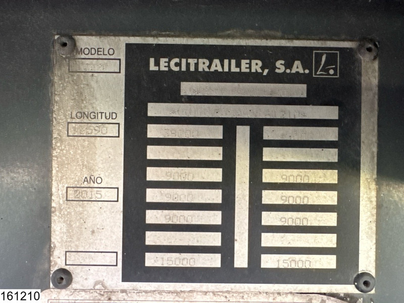 Lecitrailer gesloten bak Dhollandia - نصف مقطورة صندوق مغلق: صورة 4 Lecitrailer gesloten bak Dhollandia - نصف مقطورة صندوق مغلق: صورة 4