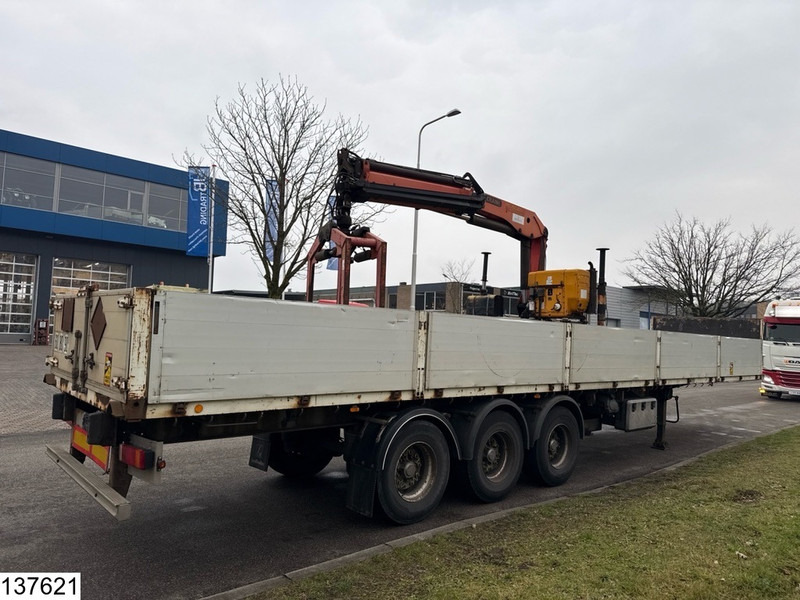 Lecitrailer open laadbak Palfinger PK15500, Remote - نصف مقطورة مسطحة: صورة 3 Lecitrailer open laadbak Palfinger PK15500, Remote - نصف مقطورة مسطحة: صورة 3