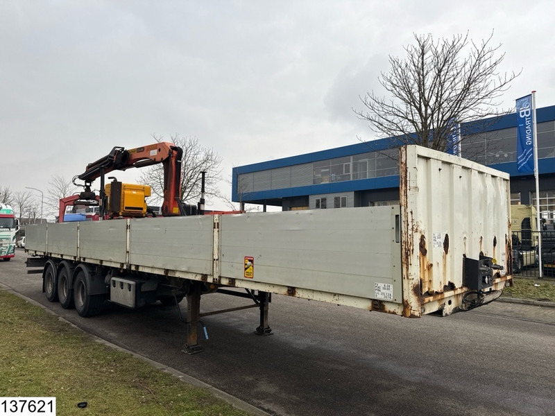 Lecitrailer open laadbak Palfinger PK15500, Remote - نصف مقطورة مسطحة: صورة 4 Lecitrailer open laadbak Palfinger PK15500, Remote - نصف مقطورة مسطحة: صورة 4