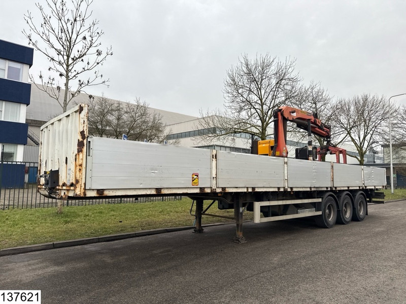 Lecitrailer open laadbak Palfinger PK15500, Remote - نصف مقطورة مسطحة: صورة 5 Lecitrailer open laadbak Palfinger PK15500, Remote - نصف مقطورة مسطحة: صورة 5