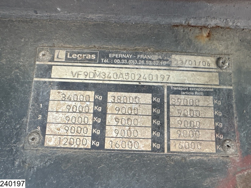 Legras Walking floor 83m3 - نصف مقطورة مباشرة: صورة 4 Legras Walking floor 83m3 - نصف مقطورة مباشرة: صورة 4
