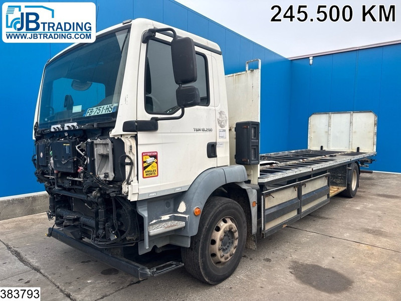 MAN TGM 18 290 EURO 6, Retarder, Truck driving - شاحنات مسطحة: صورة 1 MAN TGM 18 290 EURO 6, Retarder, Truck driving - شاحنات مسطحة: صورة 1