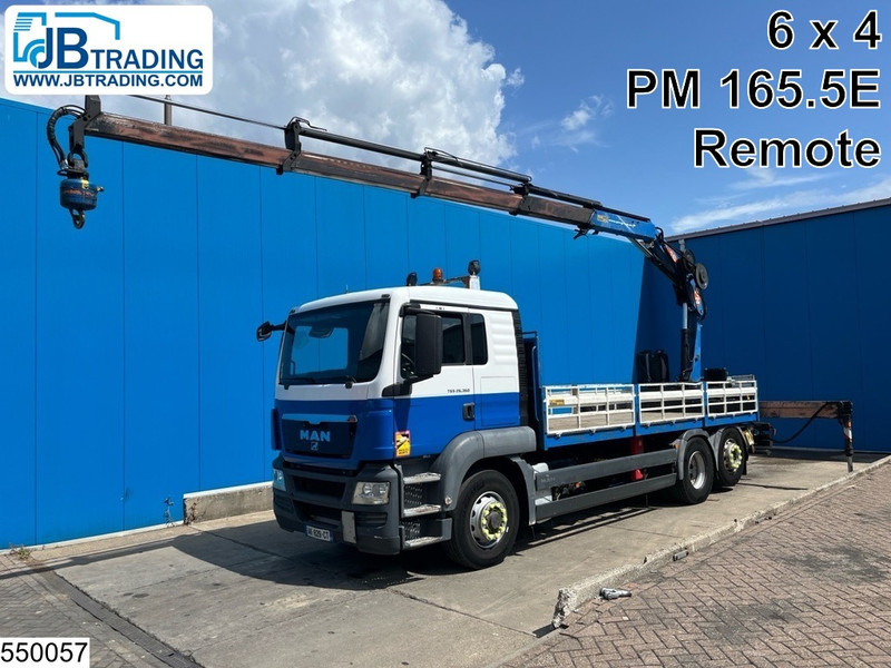 شاحنات مسطحة, شاحنة كرين MAN TGS 26 360 6x4, EURO 5, PM, Remote, Hydrodrive: صورة 1