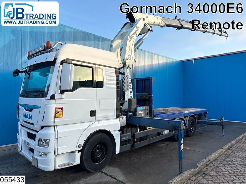 MAN TGX 26 440 6x2. EURO 6, Gormach, Remote, Retarder - شاحنات مسطحة, شاحنة كرين: صورة 1 MAN TGX 26 440 6x2. EURO 6, Gormach, Remote, Retarder - شاحنات مسطحة, شاحنة كرين: صورة 1