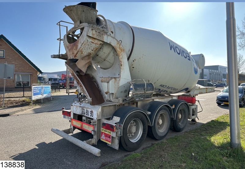 نصف مقطورة خلاطة خرسانة MOL Beton mixer 10000 Liter, 10 M3, Stetter, Mixer: صورة 12