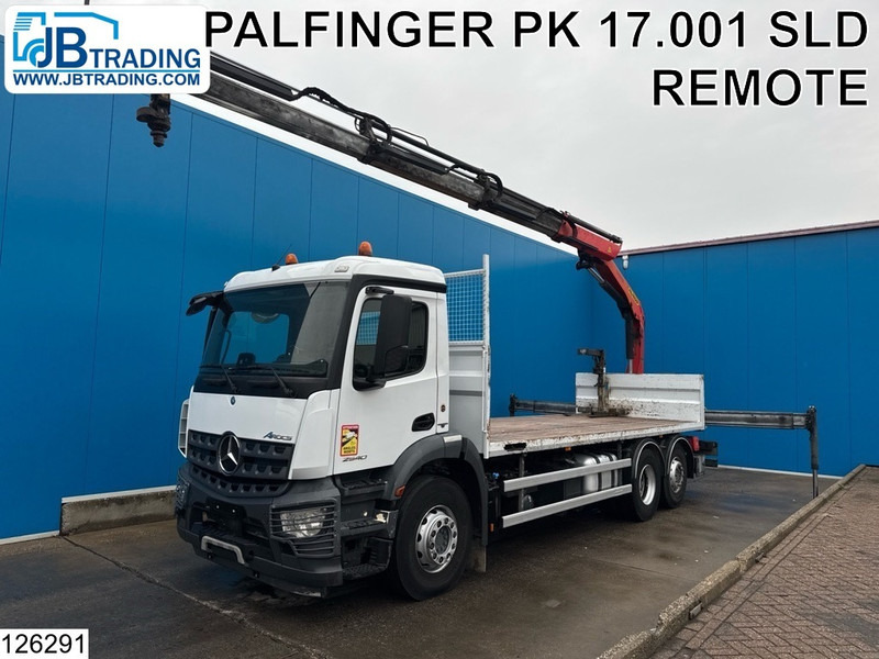 Mercedes-Benz Arocs 2540 6x2, EURO 6, Palfinger, Remote - شاحنات مسطحة, شاحنة كرين: صورة 1 Mercedes-Benz Arocs 2540 6x2, EURO 6, Palfinger, Remote - شاحنات مسطحة, شاحنة كرين: صورة 1