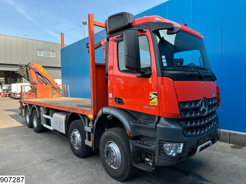 Mercedes-Benz Arocs 3240 8X4, EURO 6, Steel suspension, Palfinger - شاحنات مسطحة, شاحنة كرين: صورة 3 Mercedes-Benz Arocs 3240 8X4, EURO 6, Steel suspension, Palfinger - شاحنات مسطحة, شاحنة كرين: صورة 3