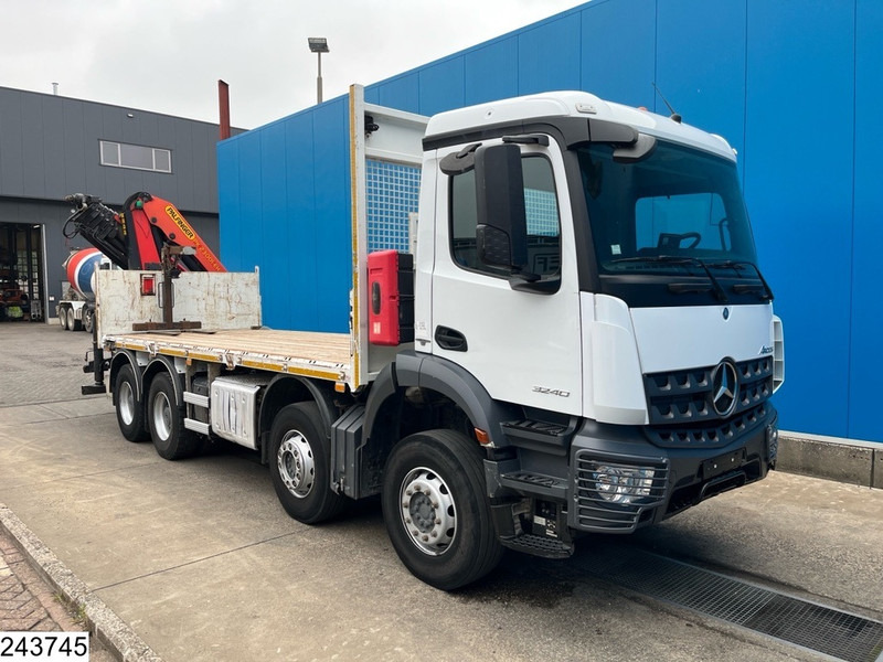 Mercedes-Benz Arocs 3240 8X4, EURO 6, Steel suspension, Palfinger - شاحنات مسطحة, شاحنة كرين: صورة 3 Mercedes-Benz Arocs 3240 8X4, EURO 6, Steel suspension, Palfinger - شاحنات مسطحة, شاحنة كرين: صورة 3