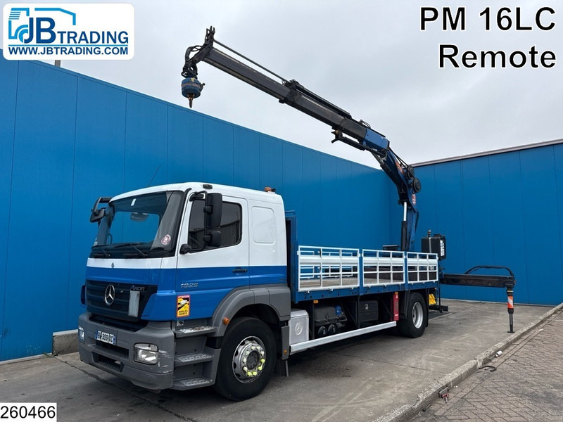 Mercedes-Benz Axor 1829 Manual, PM, Remote control - شاحنات مسطحة, شاحنة كرين: صورة 1 Mercedes-Benz Axor 1829 Manual, PM, Remote control - شاحنات مسطحة, شاحنة كرين: صورة 1