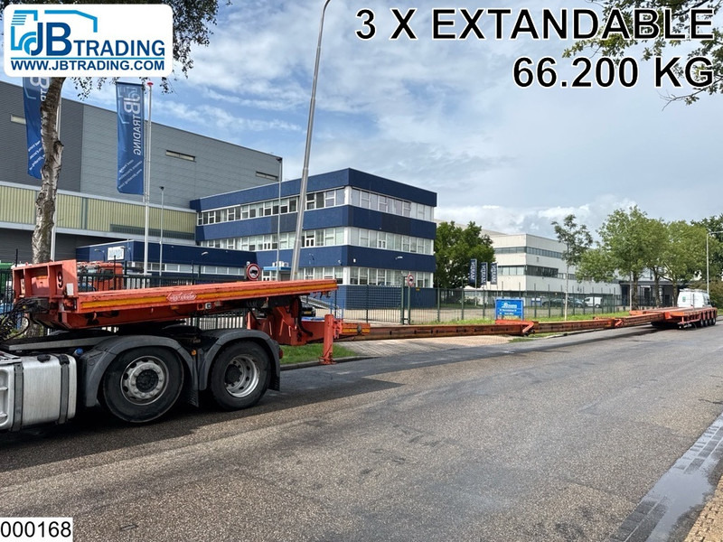 Nooteboom Lowbed 82.750 KG, 41.35 m, 3 X Extandable - عربة منخفضة مسطحة نصف مقطورة: صورة 1 Nooteboom Lowbed 82.750 KG, 41.35 m, 3 X Extandable - عربة منخفضة مسطحة نصف مقطورة: صورة 1
