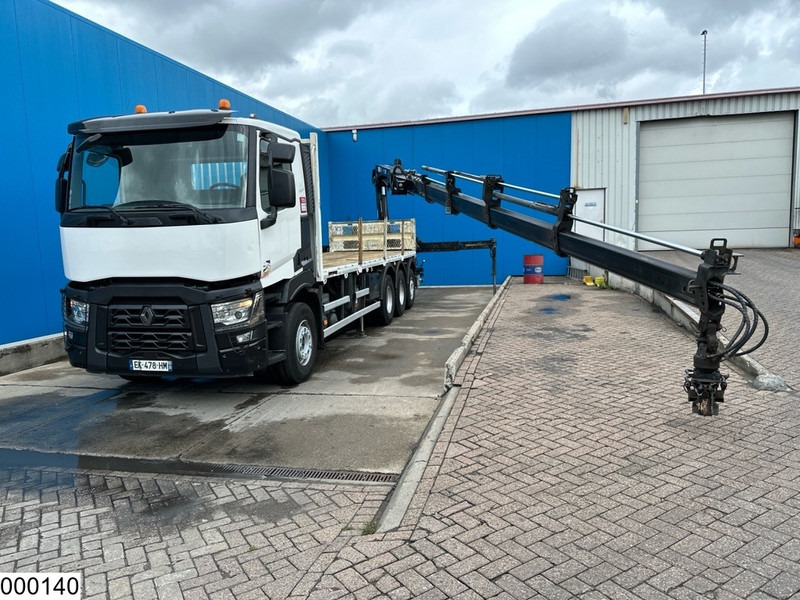 شاحنات مسطحة, شاحنة كرين Renault C 430 8X4, EURO 6, HIAB, Remote: صورة 13