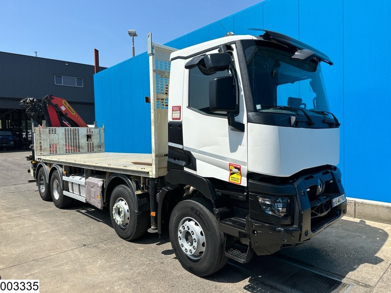 Renault C 430 8X4, EURO 6, Steel suspension, Palfinger - شاحنات مسطحة, شاحنة كرين: صورة 3 Renault C 430 8X4, EURO 6, Steel suspension, Palfinger - شاحنات مسطحة, شاحنة كرين: صورة 3