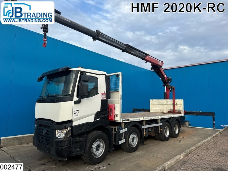 Renault C 440 8x4, EURO 6, HMF, Remote - شاحنات مسطحة, شاحنة كرين: صورة 1 Renault C 440 8x4, EURO 6, HMF, Remote - شاحنات مسطحة, شاحنة كرين: صورة 1