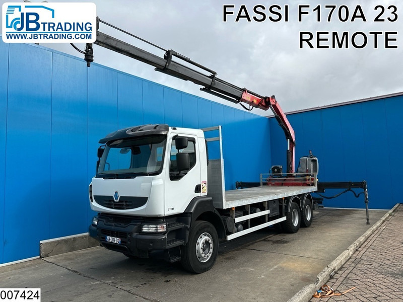 Renault Kerax 370 Dxi 6x4, EURO 4, Fassi - شاحنات مسطحة, شاحنة كرين: صورة 1 Renault Kerax 370 Dxi 6x4, EURO 4, Fassi - شاحنات مسطحة, شاحنة كرين: صورة 1