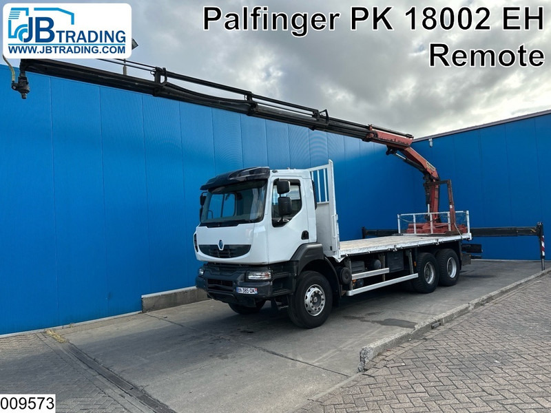 Renault Kerax 380 Dxi 6X4, EURO 6, Retarder, Palfinger, Remote - شاحنات مسطحة, شاحنة كرين: صورة 1 Renault Kerax 380 Dxi 6X4, EURO 6, Retarder, Palfinger, Remote - شاحنات مسطحة, شاحنة كرين: صورة 1
