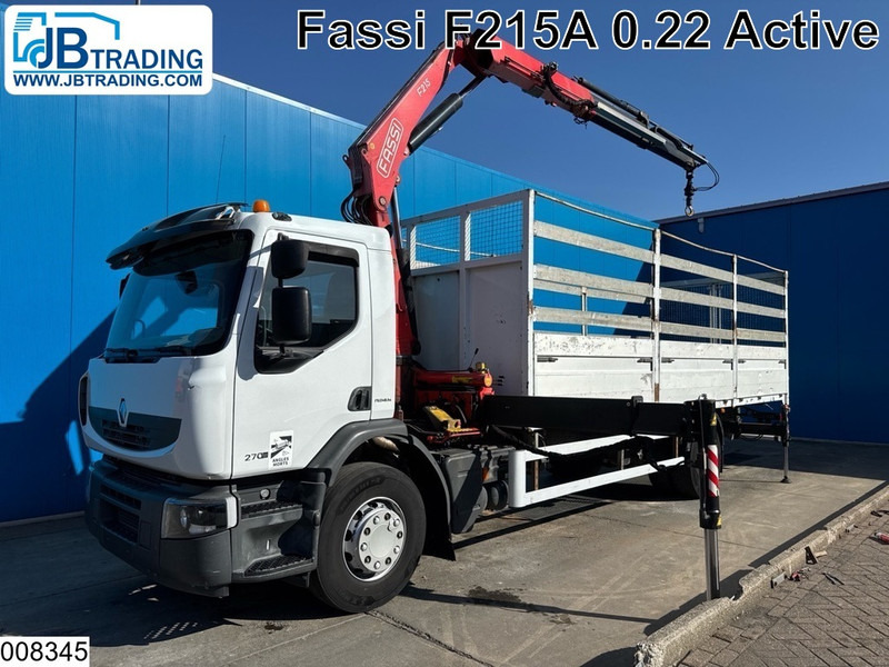 Renault Premium 270 Dxi EURO 5, Fassi, Manual - شاحنات مسطحة, شاحنة كرين: صورة 1 Renault Premium 270 Dxi EURO 5, Fassi, Manual - شاحنات مسطحة, شاحنة كرين: صورة 1