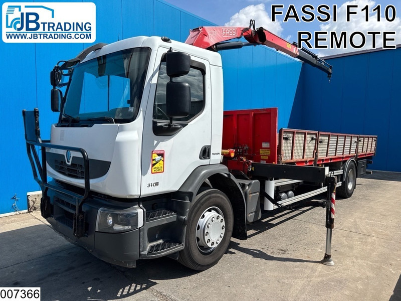 Renault Premium 310 Dxi EURO 5, Retarder, Fassi, Remote - شاحنات مسطحة, شاحنة كرين: صورة 1 Renault Premium 310 Dxi EURO 5, Retarder, Fassi, Remote - شاحنات مسطحة, شاحنة كرين: صورة 1
