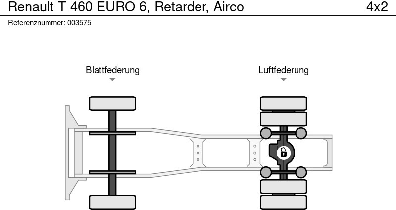 وحدة جر Renault T 460 EURO 6, Retarder, Airco: صورة 13 وحدة جر Renault T 460 EURO 6, Retarder, Airco: صورة 13